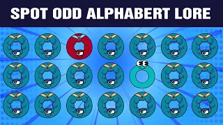 101 Puzzles for GENIUS | How Sharp Are Your Eyes? Can You Find Odd Alphabet Lore Out