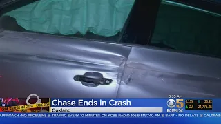 East Bay High Speed Chase Ends In Crash