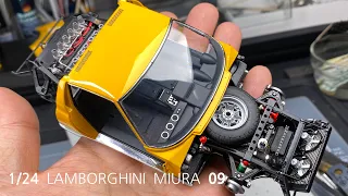 LAMBORGHINI MIURA 1/24 HASEGAWA - part 9