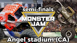 Monster Jam Free-Style 2023 | CA Angel stadium