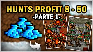 [TIBIA] - HUNTS DE PROFIT | LEVEL 8 AO 50 (PARTE 1)