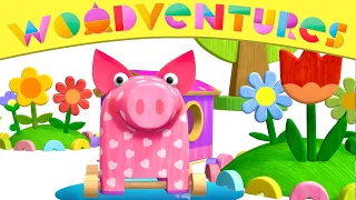 Woodventures 🌈 Counting Rhyme — Wind 💨 Episodes collection 💙 Moolt Kids Toons Happy Bear