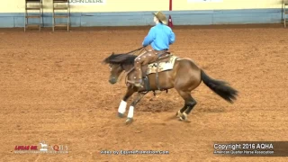 WOUND UP WIMP ridden by COLIN FITZPATRICK    2016 AQHA World Show Sr Reining, FINALS