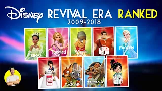 DISNEY REVIVAL ERA (2009-2018) - All 9 Movies Ranked Worst to Best