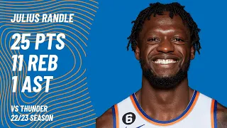 Julius Randle vs Oklahoma City Thunder | Nov 21, 2022