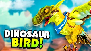 My BIRD Became a DINOSAUR and ESCAPED Into the WILD - Falcon Age VR