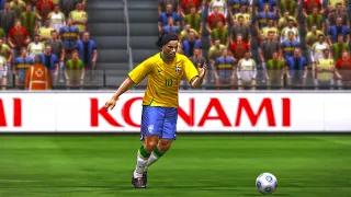 RONALDINHO Free Kicks From PES 2001 to 2014