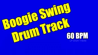 60 BPM Boogie Shuffle Drum Tracks