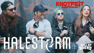Halestorm // Knotfest Interview // Wall Of Sound
