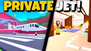 Recording In My NEW PRIVATE JET Property! YouTube Life Roblox