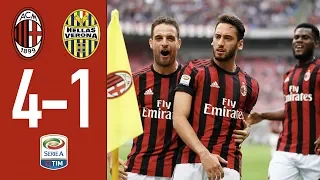 Highlights AC Milan 4-1 Hellas Verona - Serie A 2017/18