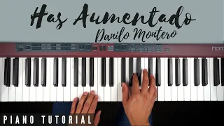 Haz Aumentado (Mi Viaje ) - Danilo Montero | Piano Tutorial