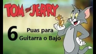 Tom Y Jerry 6 Puas de Guitarra y Bajo