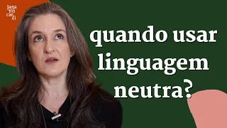 RESPONDENDO SOBRE LINGUAGEM NEUTRA | LÍNGUA E GÊNERO | JANA VISCARDI