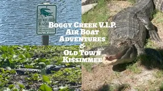 Boggy Creek Airboat Adventures VIP Tour | Old Town Kissimmee Saturday Night Car Show.