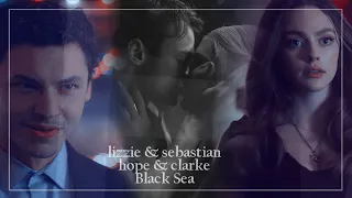 •lizzie & sebastian  • hope & clarke• [Black Sea]