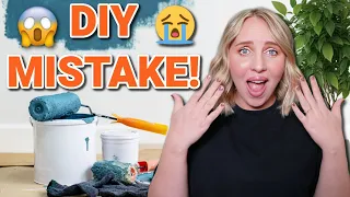 This DIY Mistake SHOCKED me! What I learned the hard way!