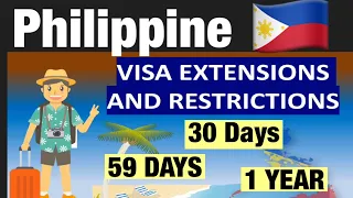 PHILIPPINE VISA EXTENSIONS AND RETURN TICKETS | 30 DAYS/59 DAYS/ONE YEAR