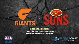 U18/19 Academy - GWS Giants v Gold Coast Suns