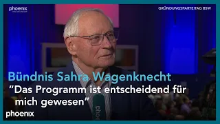 Bundesparteitag BSW: Interview mit Oskar Lafontaine, 27.01.24