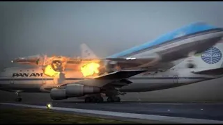 Авиакатастрофа двух авиалайнеров Боинг 747 в аэропорту Лос-Родеос ✈✈🔥🔥🔥