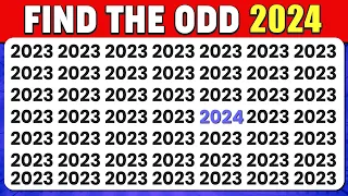 Find the ODD One Out - New Year 2024 Edition 🥳🎉 | Easy, Medium, Hard and Impossible Levels