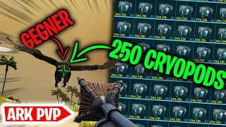 Er hat 250 CRYOPODS dabei... Ark PvP ft. (@GaToLP & @sharxobert)