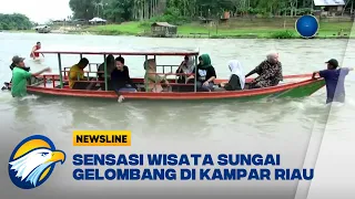 Sensasi Wisata Sungai Gelombang di Kampar, Riau
