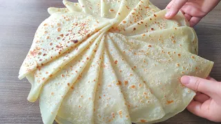 These lavash are cooked 6 times at the same time ❗🤚 Lavash recipe with milk like unleavened silk 🔝