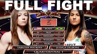 QUARTER-FINAL FIGHT | Invicta FC Phoenix Tournament | Watkins vs Delboni | June 11, 2021