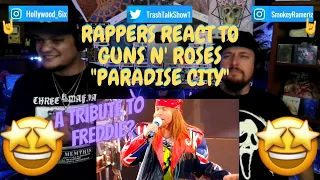 Rappers React To Guns N' Roses "Paradise City"!!! LIVE