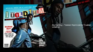 Burna Boy - Tested, Approved & Trusted (432Hz)