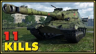 Object 268 - 11 Kills - 1 VS 4 - World of Tanks Gameplay