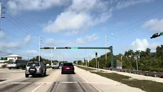 Driving from Miami to Key West(Pt.5 Conch Key to Marathon) in HDR