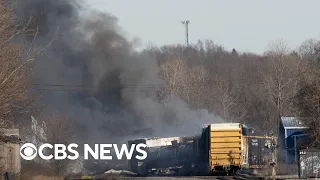 East Palestine residents cope with toxic derailment one year later