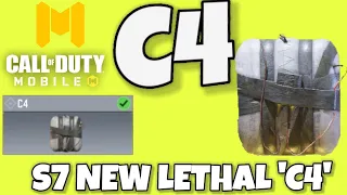 SEASON 7 NEW LETHAL ITEM 'C4' VS ALL OTHER ITEMS | BIGGEST BUG IN C4 | COD MOBILE S7 LEAKS |