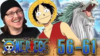 ONE PIECE EPISODE 56-61 REACTION | Anime Reaction | Sub