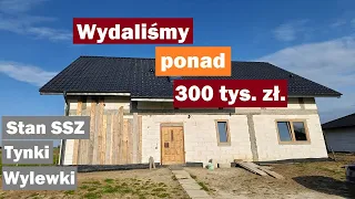 Ile wydaliśmy w rok od rozpoczęcia budowy domu? Koszt stanu SSZ + tynki i wylewki