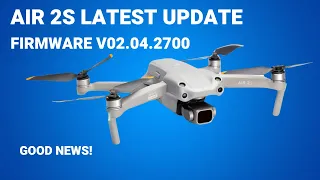 DJI Air 2S latest firmware update - NEW Features - C1 Class