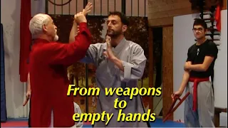 From weapons to empty hands