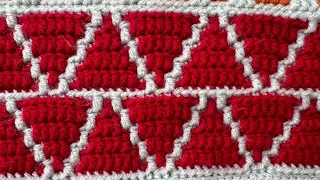 Mosaic crochet is easier than you think! Try it!