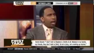 Stephen A. Smith Goes After Kevin Durant
