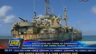 Pagtuligsa ng China sa minor repair sa BRP Sierra Madre sinagot ng AFP