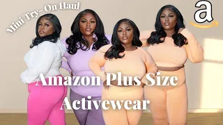 AFFORDABLE AMAZON Plus Size Activewear Try On Haul | 2022