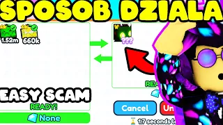 TYM SPOSOBEM na SCAM można KAŻDEGO OSZUKAĆ w PET SIMULATOR X! (PRANK NA PRIMA APRILIS) ROBLOX