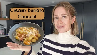 10 MINUTE PANCETTA & BURRATA GNOCCHI - QUICK MID WEEK MEALS | Kerry Whelpdale