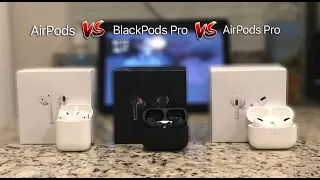 AirPods VS BlackPods Pro VS AirPods Pro | Which one should you buy? (ft. Zanny Duko)