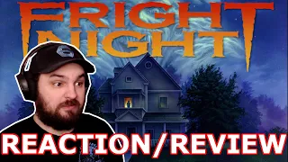 Fright Night (1985) MOVIE REACTION! REVIEW! FIRST TIME WATCHING!