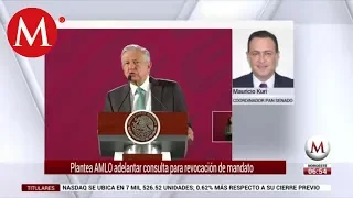 AMLO planea adelantar consulta para revocación del mandato: Mauricio Kuri