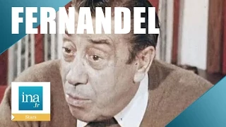 La dernière interview de Fernandel | Archive INA